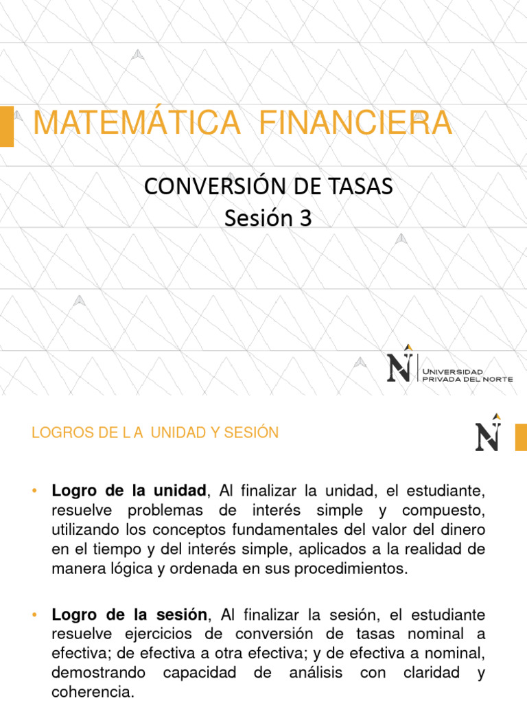 MATEMÁTICA FINANCIERA - Semana 3 | PDF | Finanzas Matemáticas | Matemáticas