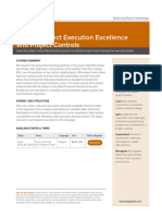 Execution Excellence Project Controls Online