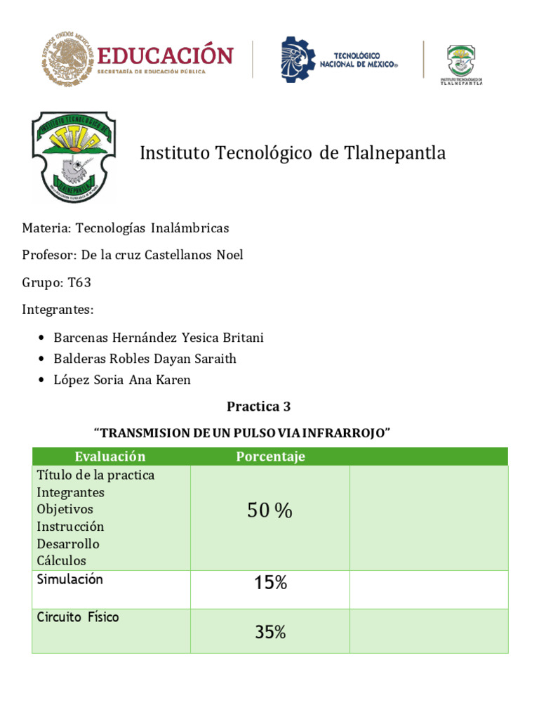 Transmisión de pulso con diodo IR | PDF | Infrarrojo | Diodo emisor de luz