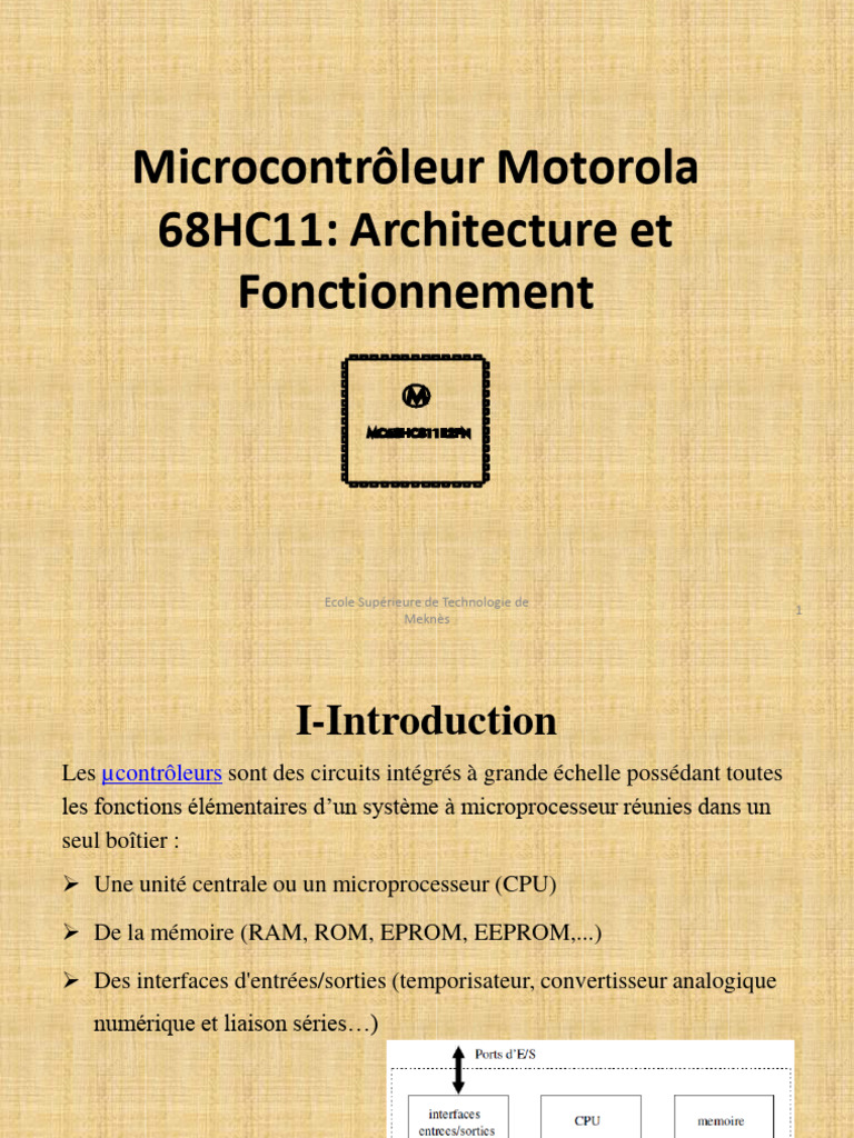 Microcontrôleur Motorola 68HC11: Guide | PDF | Code source | Assembleur