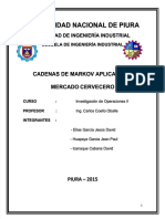 PDF Cadena de Markov Aplicado Al Mercado Cervecero Peruano - Compress