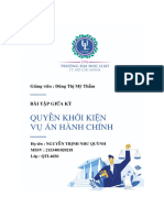 Bt Giữa Kì Tố Tụng Hành Chính