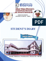 Bhavans 2023 24 Student's Diary