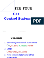 Chapter 4_Control Statements