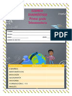 EXAMEN DIAGNOSTICO PRIMER GRADO