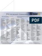 FSX Keyboard Commands Pamphlet