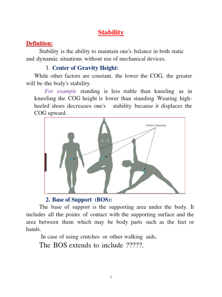 Stability Lecture Pdf Force Friction