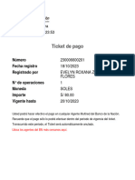 Ticket de Pago de La Sol