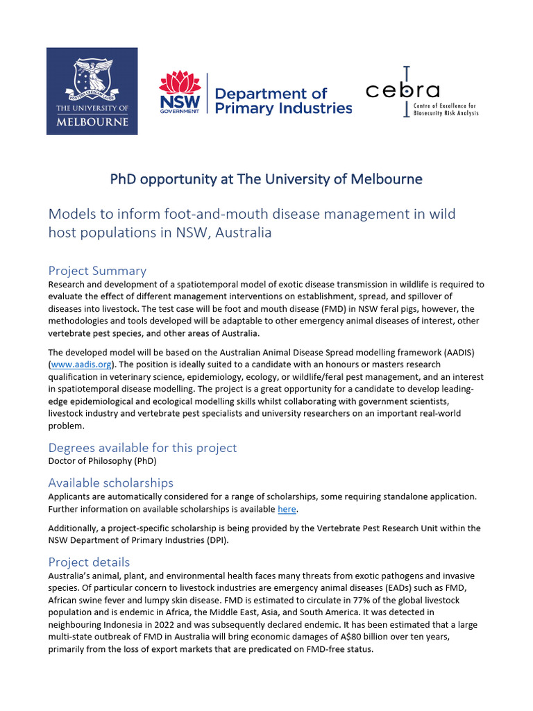 PHD Position Description | PDF | Wellness | Technology & Engineering