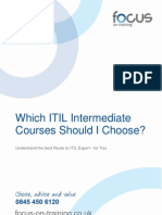 Which ITIL Intermediate Courses? 2.01