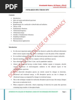 Download Infra Red Spectroscopy by Sreekanth Nama SN73672134 doc pdf