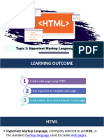 TOPIC 2.1 Create Web Page Using HTML