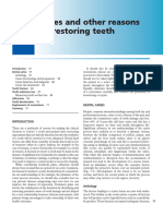 7.caries and Other Reasons For Restoring Teeth