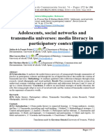 Adolescents Social Networks and Transmed
