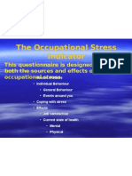 The Occupational Stress Indicator