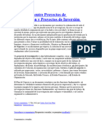 Diferencias Entre Proyectos de Investigación y Proyectos de Inversión