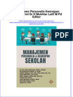 Full Download Manajemen Personalia Kearsipan Sekolah Prof DR H Mukhtar Latif M PD Editor Online Full Chapter PDF