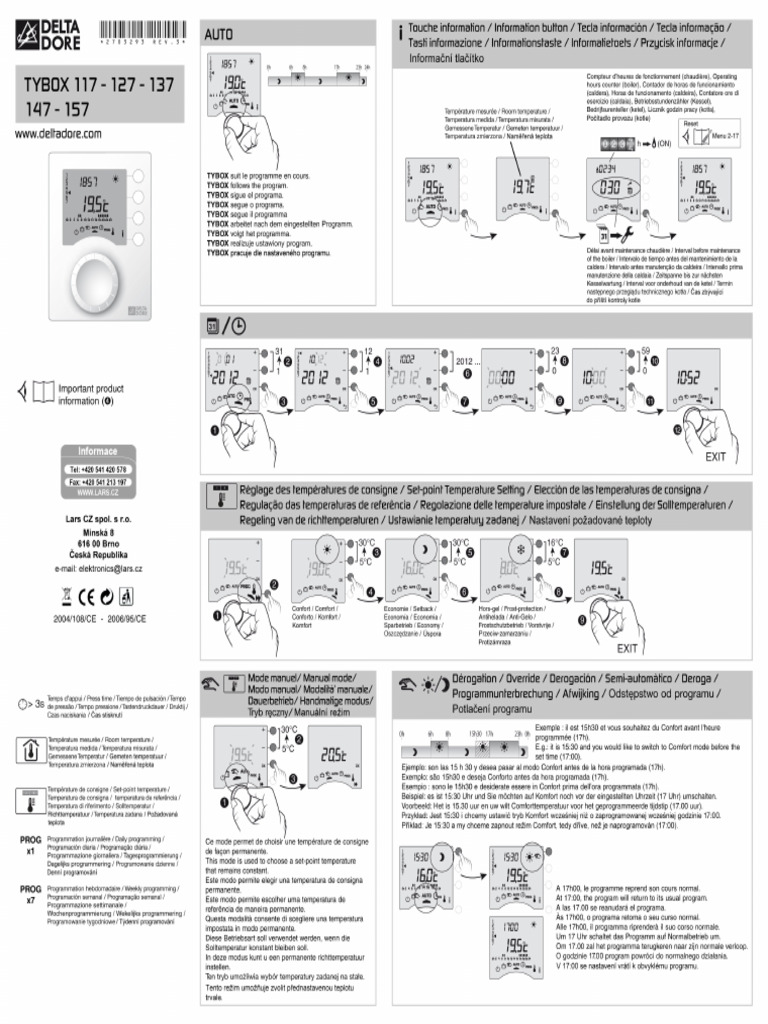 Tybox 137 Navod CZ PDF — free download