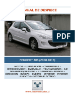 Peugeot 308 2008-2013 Manual de Despiece
