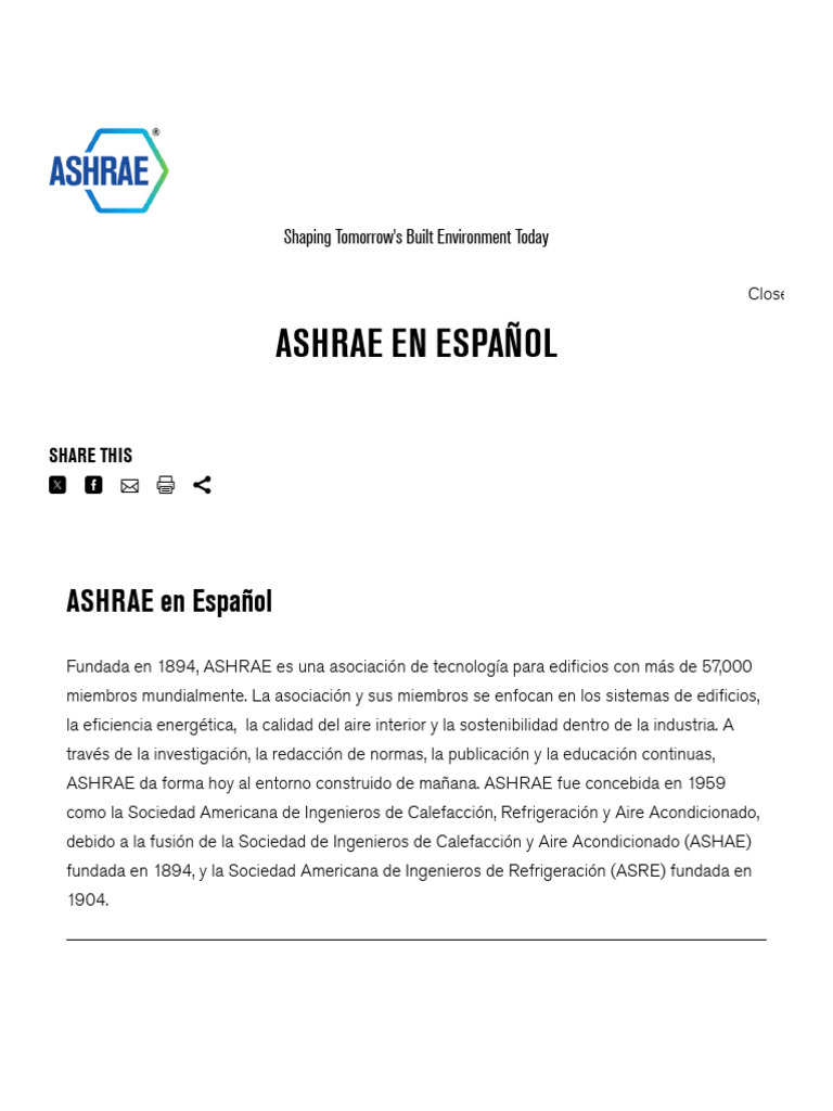 ASHRAE EN ESPA OL intelligence overview