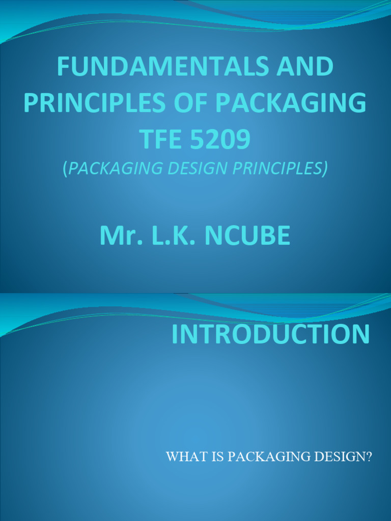 Packaging Design Principles Explained | PDF | Packaging And Labeling ...