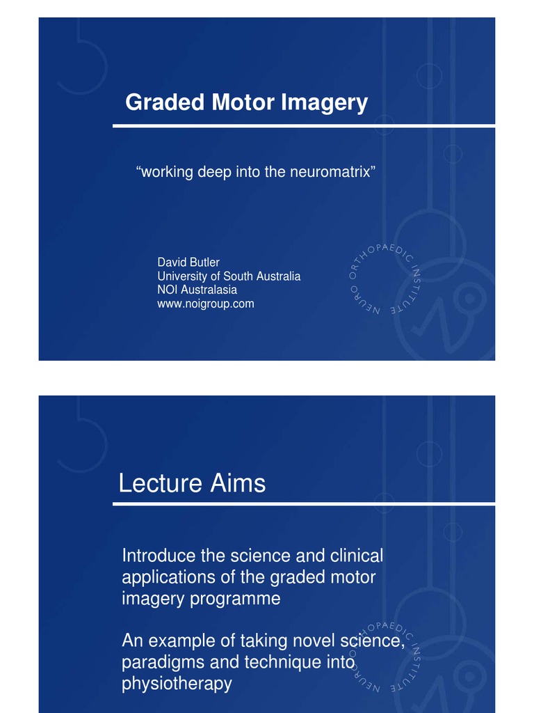 Graded Motor Imagery Pain Physical Therapy