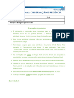 Relatório Final de Observação de Regência Unicesumar