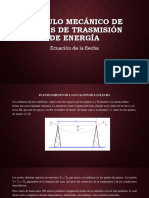 CALCULO MECANICO DE LINEAS DE TRANSMISION DE ENERGIA (Ecuacion de La Flecha)