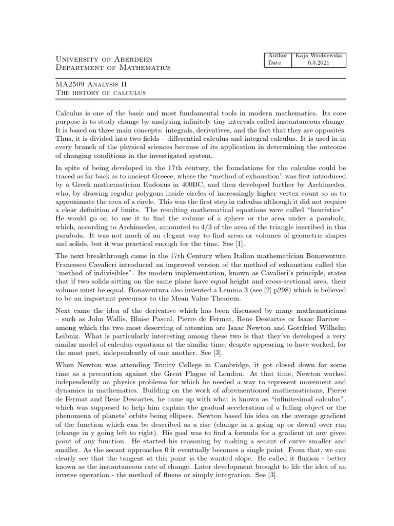 Calculus Pdf Calculus Area