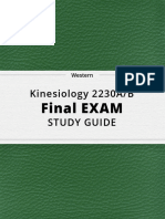 Ex Phys Final Exam Study Guide