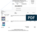 Orçamento: Consumidor Padrão