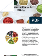 Alimentacion en La Biblia