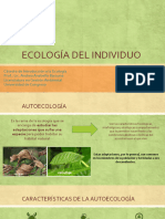 Clase 6 - Ecología Del Individuo