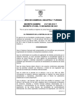 Decreto 2147 Adición Decret 278