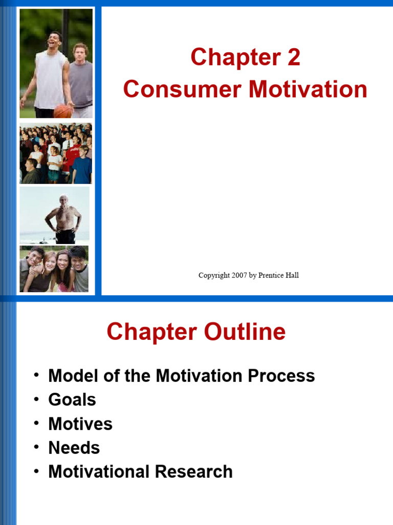 Chapter 2 - Consumer Motivation | PDF | Motivational | Motivation