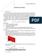 Pertemuan 9-10. Usaha Dan Energi