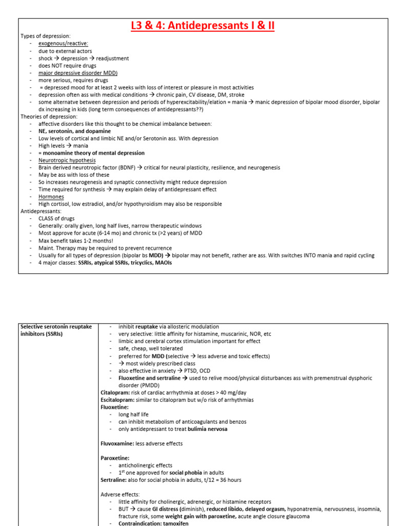 Lecture 3 antidepressants mood stabalizers 1 2 download free pdf