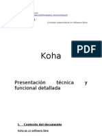 Koha funcionalidad SIGB