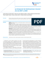 Distribuição espaço-temporal da leishmaniose visceral no Brasilpt