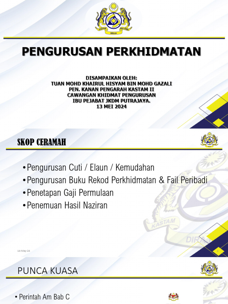 Pengurusan Perkhidmatan | PDF