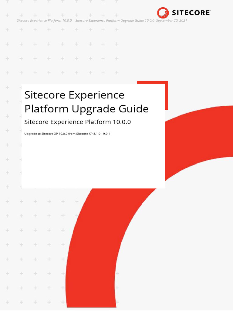 Upgrade Guide Sitecore 10.0.0 From 8.1.0-9.0.1 | PDF | Windows Xp ...