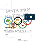 Nota Matematik SPM 2024