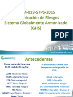 DIAPOSITIVAS SOBRE NOM 018 STPS 2015