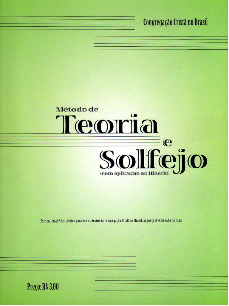 MTS - Método de Teoria e Solfejo (2009) | PDF