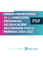 Lineas Prioritarias de La Dpesec 2024-2027