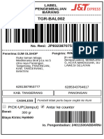 Shipping Label 24011500abb4rna