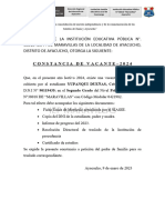 Constancia de Vacante Primaria 1