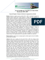 Emprego e Condições de Trabalho dos Canavieiros no Centro-Sul do Brasil, entre 1995 e 2007  Grupo de Pesquisa