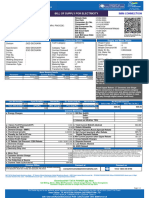 Bill of Supply For Electricity: Area Details Connection Details Supply and Meter Details