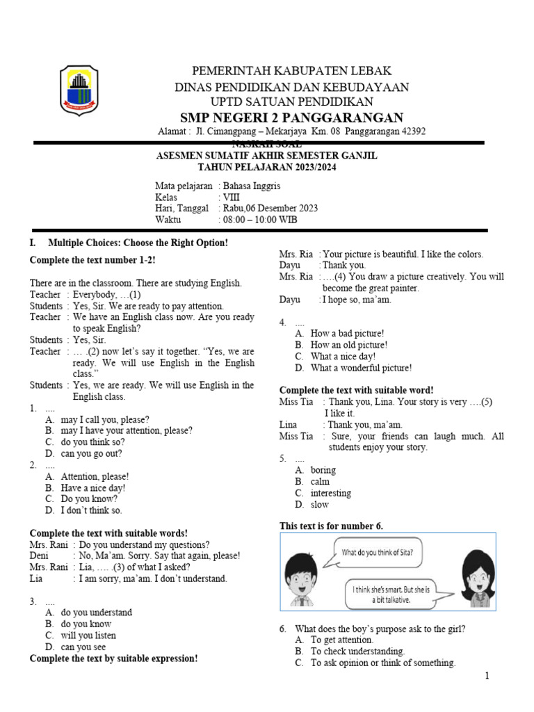 Kunci Jawaban Bahasa Inggris Kelas 7 Pdf Clothing Fashion